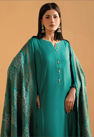 Mint Raniya.h 3pc Dhanak Suit