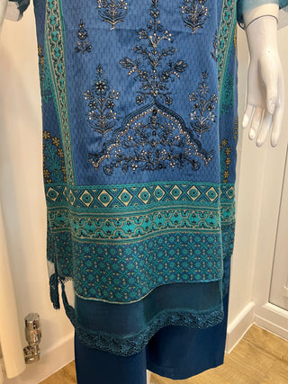 Zinc 3pc Dhanak Suit