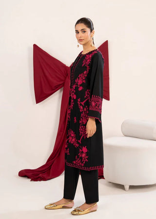 Black Khaddar 2pc Co-ord Set