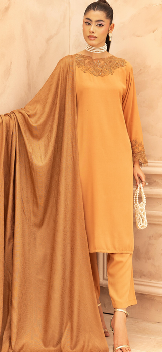 Beige 3pc Linen Suit