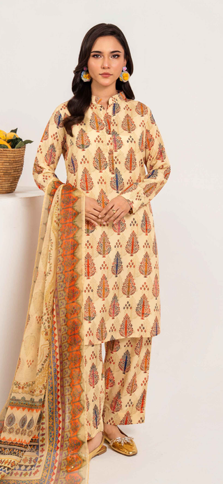 Yellow/Brown 3pc Ally’s Gripsilk Suit