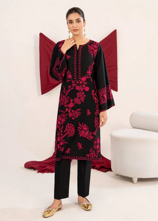 Black Khaddar 2pc Co-ord Set