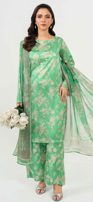 Green 3pc Ally’s Gripsilk Suit