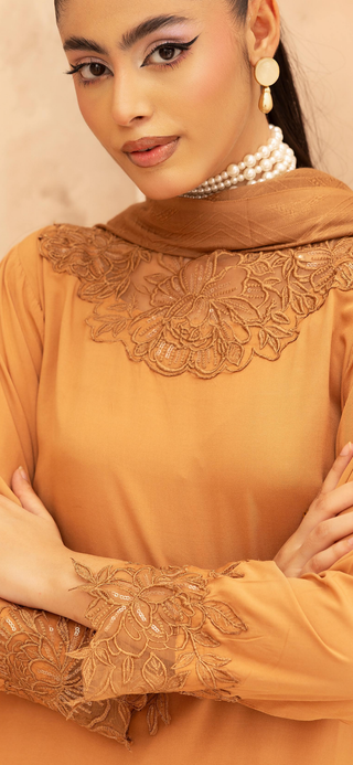 Beige 3pc Linen Suit