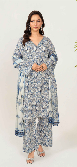 Denim Blue 3pc Ally’s Gripsilk Suit