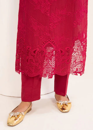 Maroon Khaddar 2pc Co-ord Set