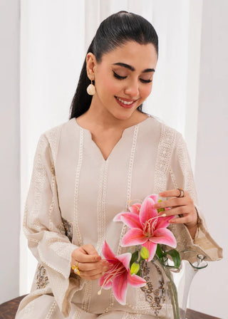 Beige Dhanak Shirt 2pc Set