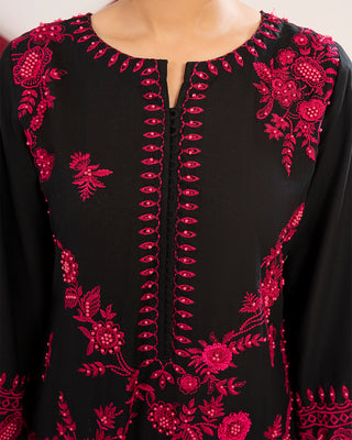 Black Khaddar 2pc Co-ord Set