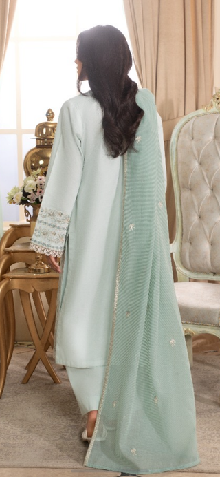 Mint 3pc Lawn Suit with Palazzo