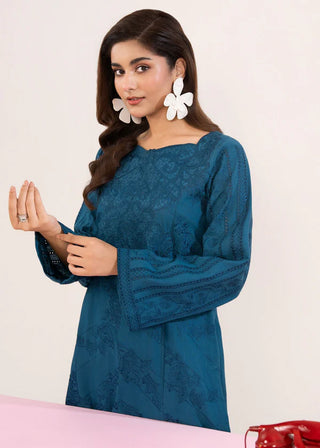 Teal Khaddar 2pc Co-ord Set