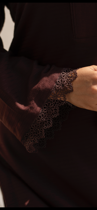 Simple Brown Raniya.h 3pc Dhanak Suit