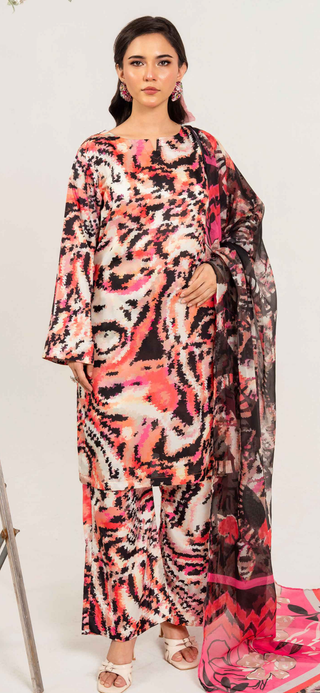 Black/Red 3pc Ally’s Gripsilk Suit