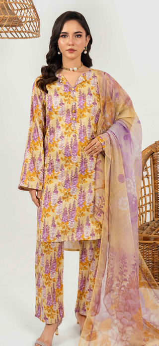 Yellow/Pink 3pc Ally’s Gripsilk Suit