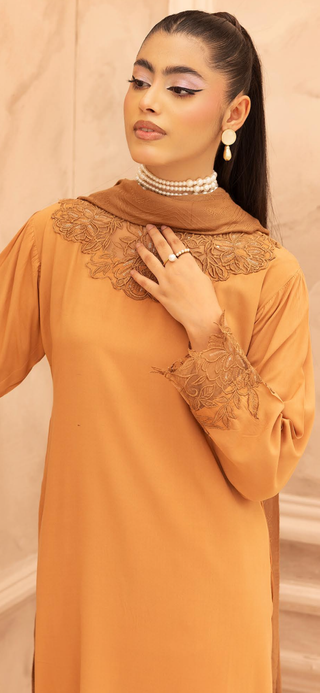 Beige 3pc Linen Suit