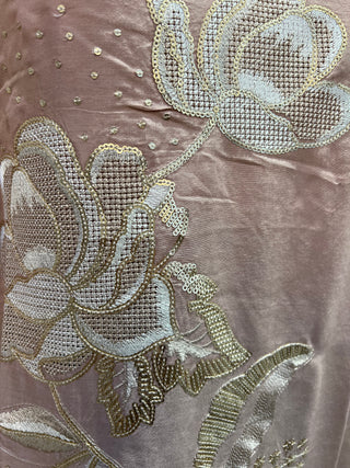 Skin Linen Embroided 1pc Maxi