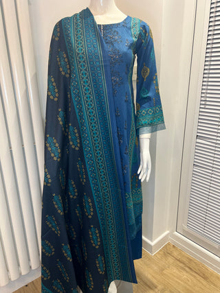 Zinc 3pc Dhanak Suit