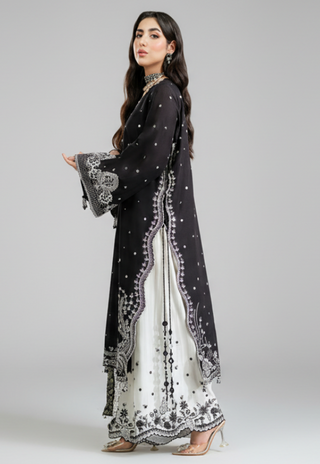 Black&White 3pc Viscose Suit