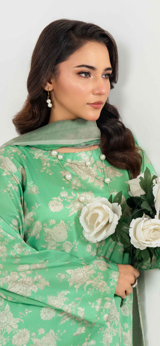 Green 3pc Ally’s Gripsilk Suit