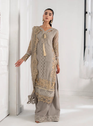 Chiffon-PartyWear-Silver