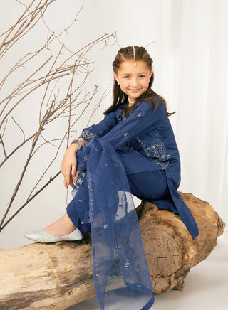 Elsa-3pcKids-Navy Blue