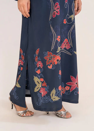 Navy Floral 1pc Maxi