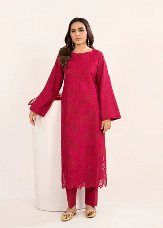 Maroon Khaddar 2pc Co-ord Set