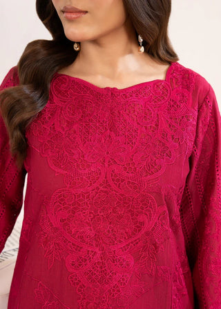 Maroon Khaddar 2pc Co-ord Set