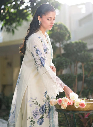 Floral 3pc Elegance - Ivory 001