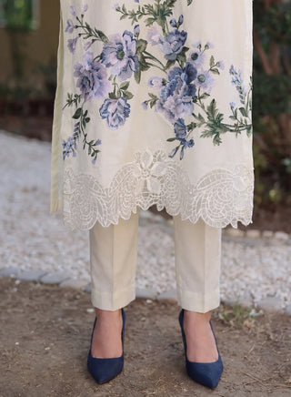 Floral 3pc Elegance - Ivory 001