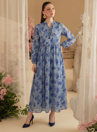 Florina Dress-1pc-Blue
