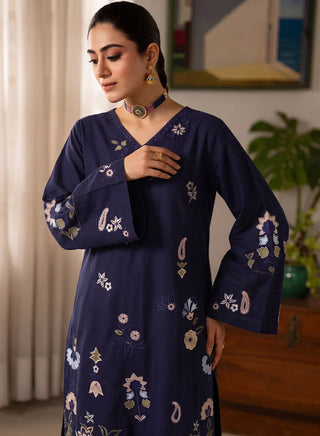 Jasmine-2pc-Navy Blue