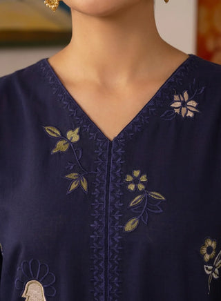 Jasmine-2pc-Navy Blue