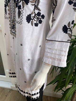White Cotton Kurta