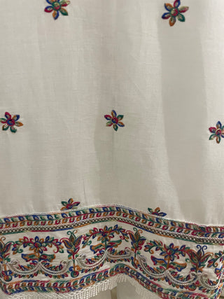 White Cotton Kurta